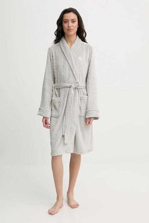 Lauren Ralph Lauren szlafrok kolor szary ILN42455F