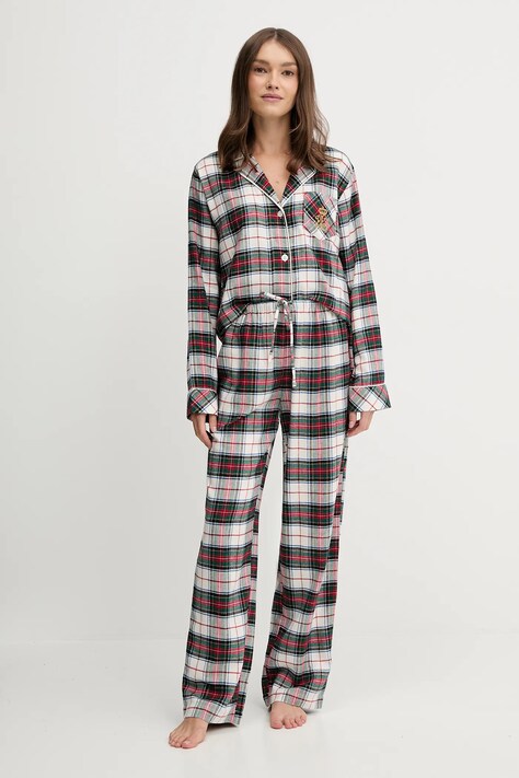 Lauren Ralph Lauren piżama damska kolor beżowy ILN92457F