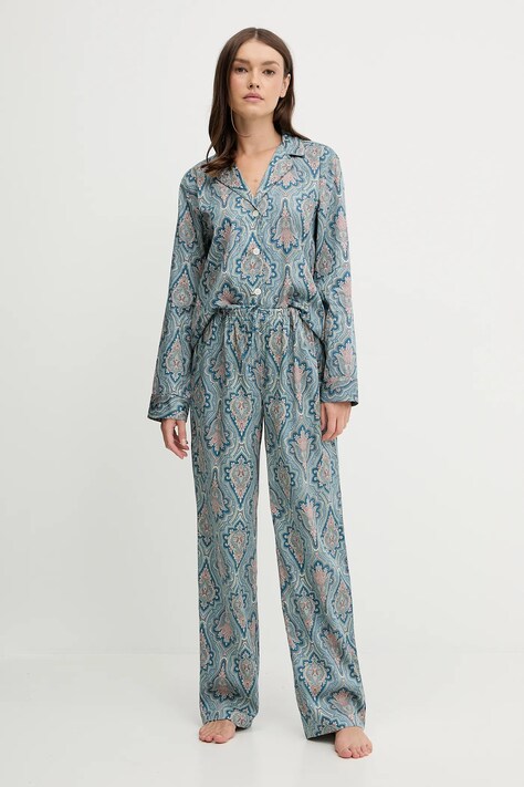Lauren Ralph Lauren piżama damska kolor niebieski ILN92476