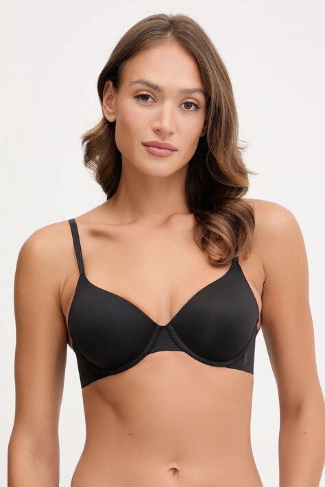 Polo Ralph Lauren biustonosz kolor czarny gładki 4P0531