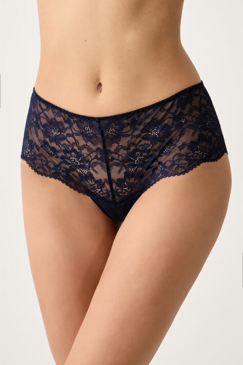 Lauren Ralph Lauren Figi damskie koronkowe granatowe 4L0029