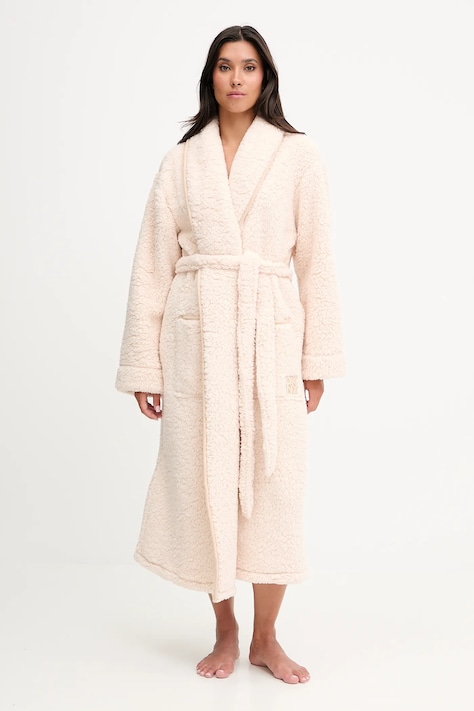 Халат Dkny колір бежевий YI30065