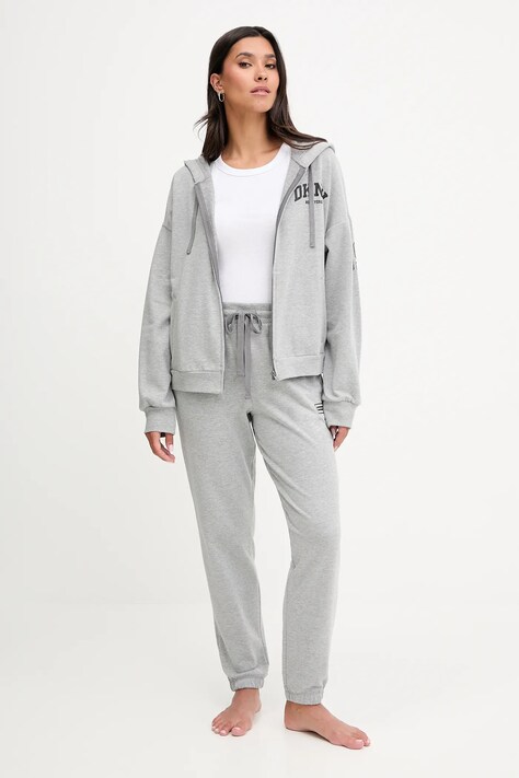Dkny piżama damska kolor szary YI80059