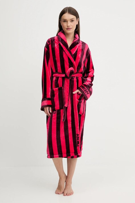 Dkny szlafrok kolor różowy YI20077F