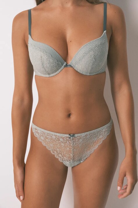 women'secret brazyliany kolor turkusowy transparentne 4982630