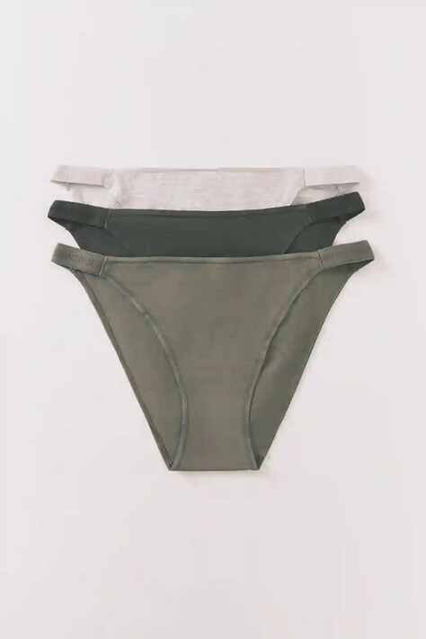 women'secret figi 3-pack kolor zielony 4932675