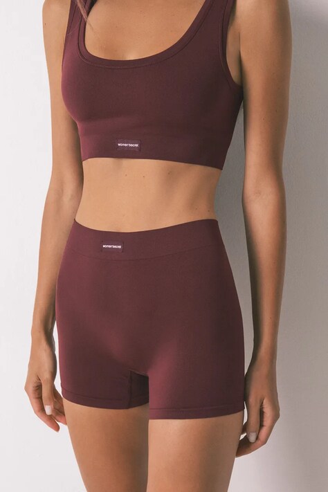 women'secret bokserki kolor bordowy 5122020