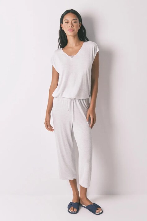 women'secret piżama damska kolor szary 3592424