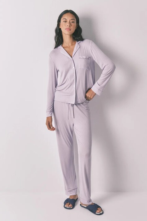 women'secret piżama damska kolor fioletowy 3592438