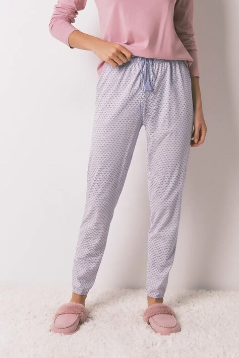women'secret spodnie piżamowe bawełniane damska kolor fioletowy bawełniana 3702248