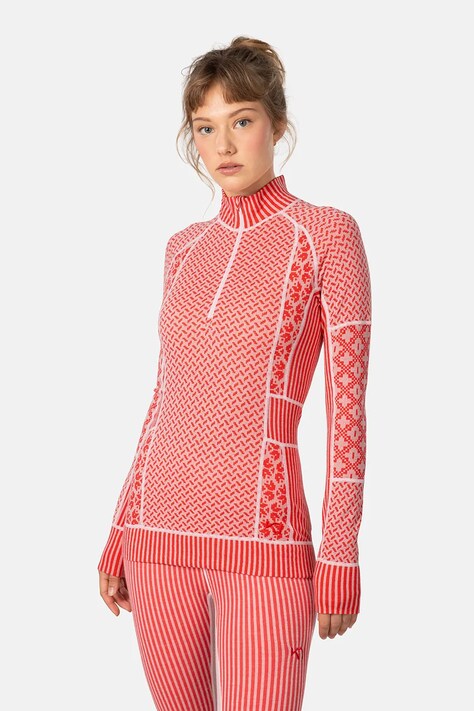 Kari Traa longsleeve funcțional SMEKKER culoarea portocaliu, 622681