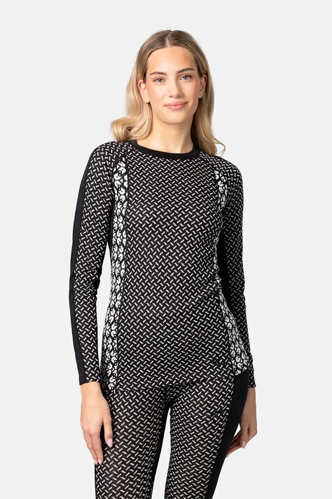 Kari Traa longsleeve funkcyjny LEKKER kolor czarny 623587