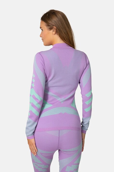 Kari Traa Bluza funkcyjna damska z wełną FAITH fioletowa 623594