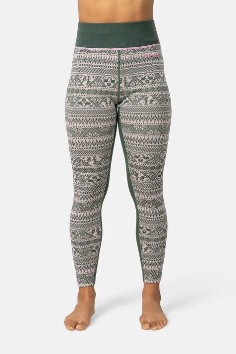 Kari Traa legginsy funkcyjne TALE kolor zielony 623925
