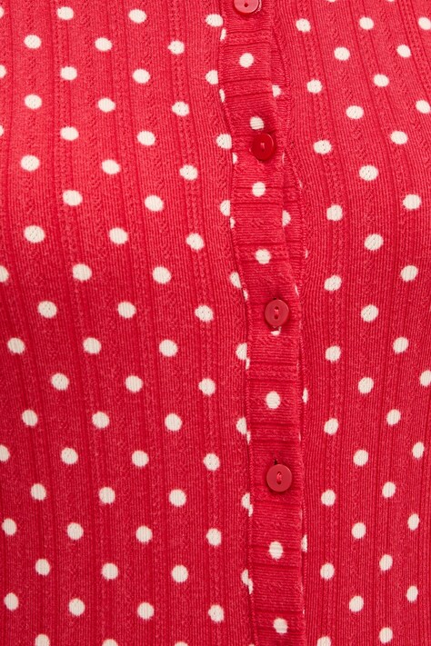 Abercrombie & Fitch longsleeve piżamowy damska kolor czerwony KI146-5107-500