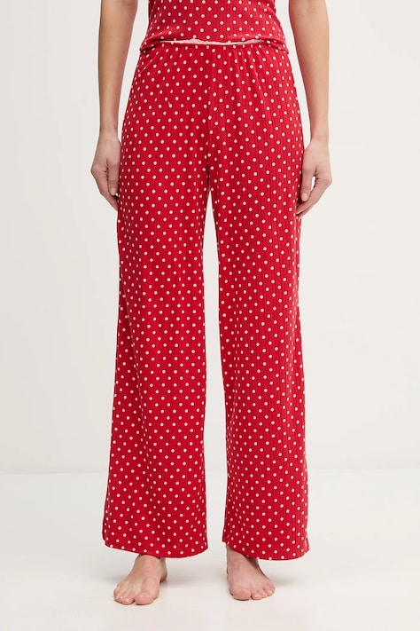 Abercrombie & Fitch spodnie piżamowe damska kolor czerwony KI146-5111-500