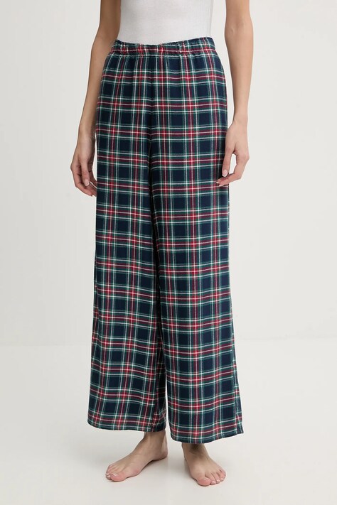 Hollister Co. spodnie piżamowe damska kolor granatowy KI346-5091-252