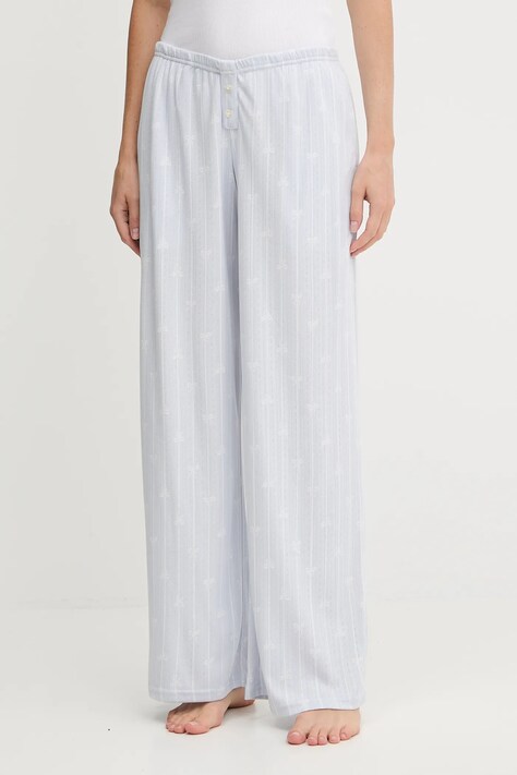 Παντελόνι πιτζάμας Hollister Co. χρώμα: μπλε, KI346-5097-208