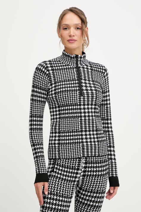 Newland longsleeve funkcyjny LADY T-NECK kolor czarny N46777.108