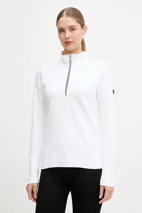 Newland longsleeve funkcyjny LADY T-NECK kolor biały N46712.32