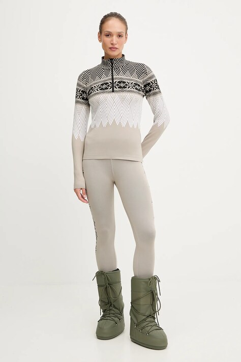 Newland bluza funkcyjna LADY T-NECK kolor beżowy N46703.97