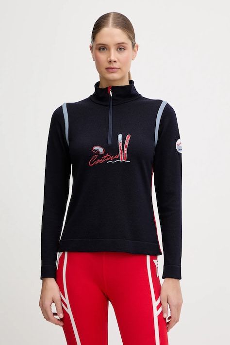 Newland longsleeve funkcyjny z dodatkiem wełny LADY WOOL T-NECK kolor granatowy N46864.8