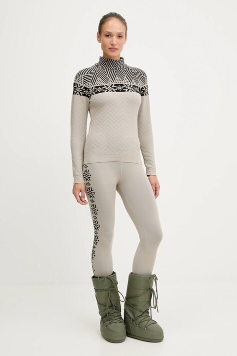 Newland legginsy funkcyjne LADY LEGGINGS kolor beżowy N46721.106