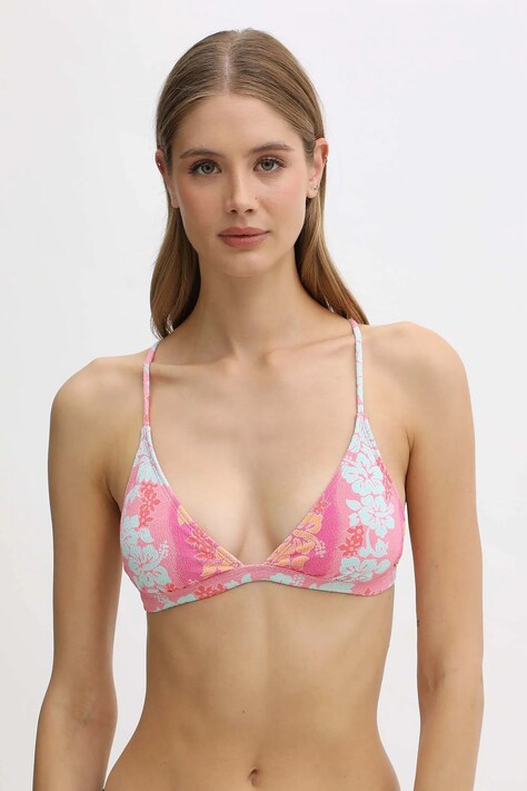 Rip Curl top bikini WAIKIKI KEEPSAKES colore rosa 0URWSW