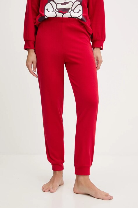 United Colors of Benetton piżama damska kolor czerwony 3I473P04F