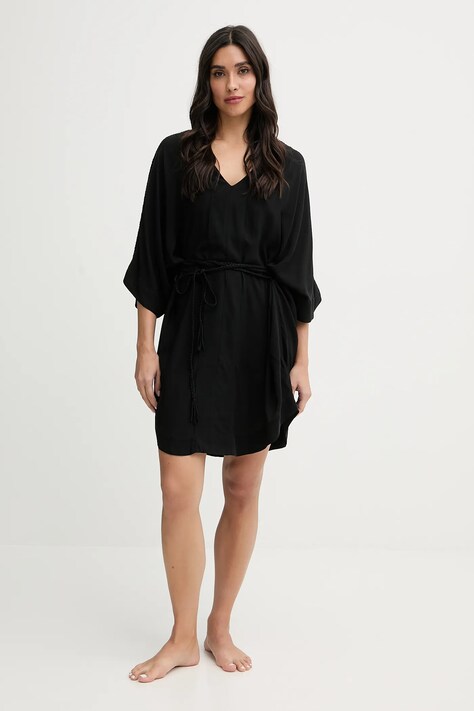 Chantelle narzutka plażowa kolor czarny C18RW6