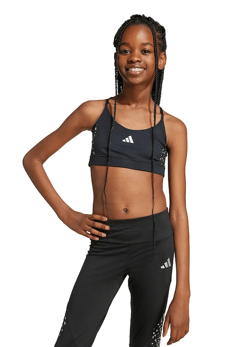 Παιδικό σουτιέν adidas χρώμα: μαύρο, JM5944