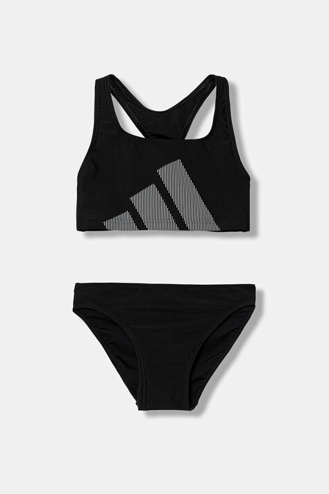 Dvoudílné dětské plavky adidas Performance černá barva, JM8173