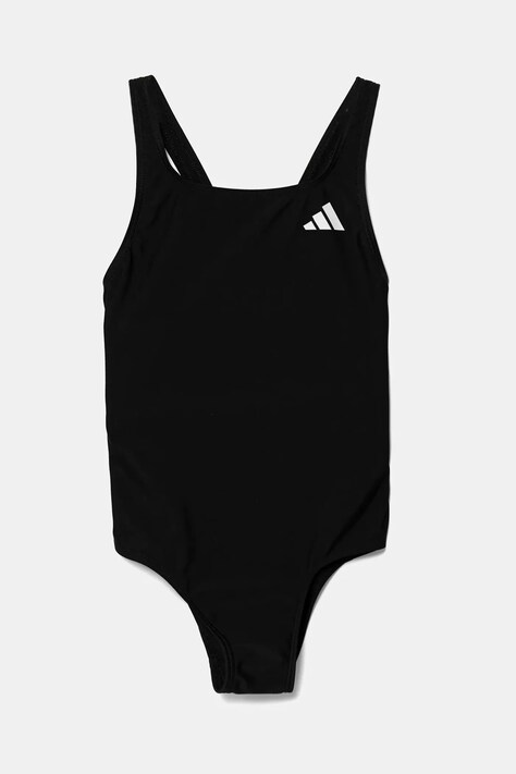Суцільний дитячий купальник adidas Performance колір чорний JM8223