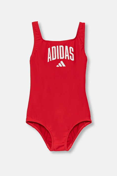 adidas Performance costum de baie dintr-o bucată pentru copii culoarea roșu, JM3970