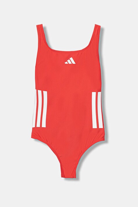 adidas Performance costum de baie dintr-o bucată pentru copii culoarea portocaliu, JX2309