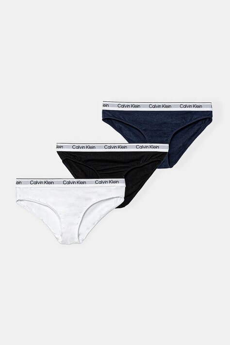 Calvin Klein Underwear figi dziecięce 3-pack kolor czarny G80G800728