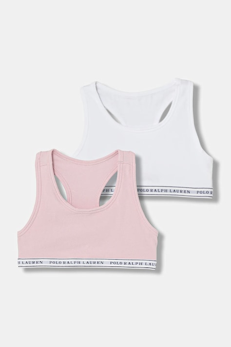 Polo Ralph Lauren biustonosz dziecięcy 2-pack kolor biały 4P5038