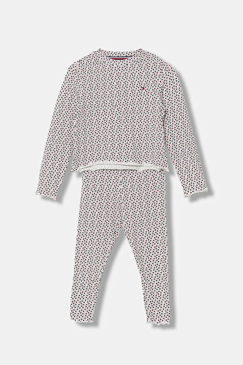 Dětské pyžamo Tommy Hilfiger bílá barva, UG0UG00763