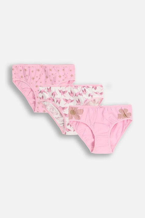 Detské nohavičky Coccodrillo 3-pak biela farba, PANTS