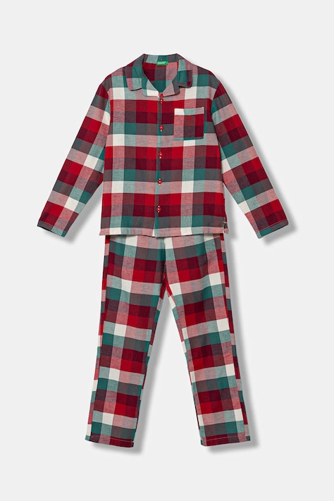 United Colors of Benetton pijamale de bumbac pentru copii cu imprimeu, 40EP0P009