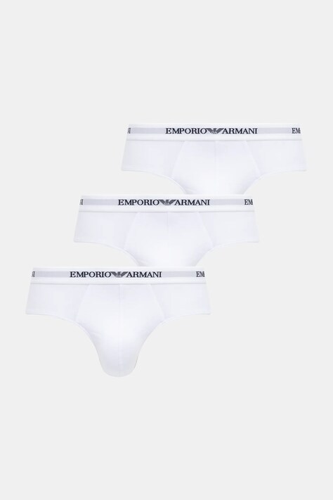 Emporio Armani Underwear slipy 3-pack kolor biały EM000258 AF14132