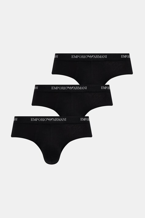 Emporio Armani Underwear slipy 3-pack kolor czarny EM000258 AF14132