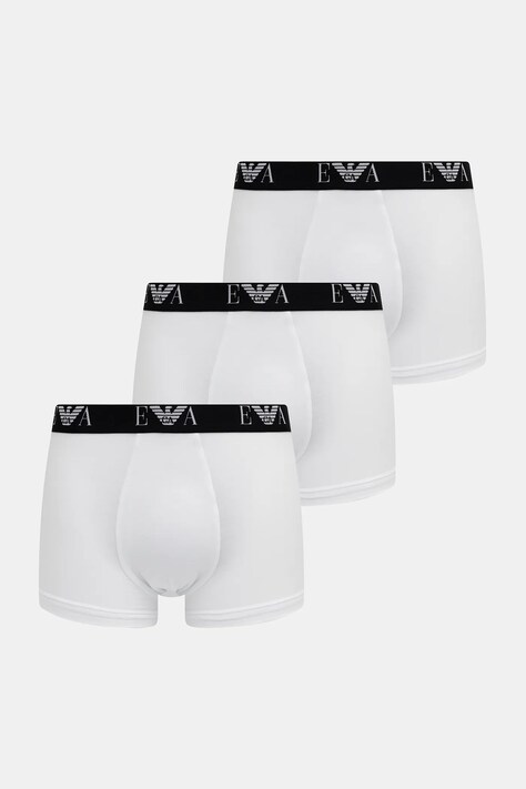 Boxerky Emporio Armani Underwear 3-pack bílá barva, EM000259 AF14131