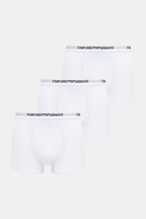 Emporio Armani Underwear boxeri 3-pack culoarea alb, EM000259 AF14132