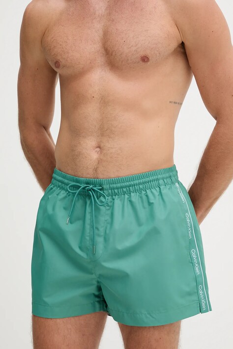Μαγιό Calvin Klein χρώμα: πράσινο, LV00N61108
