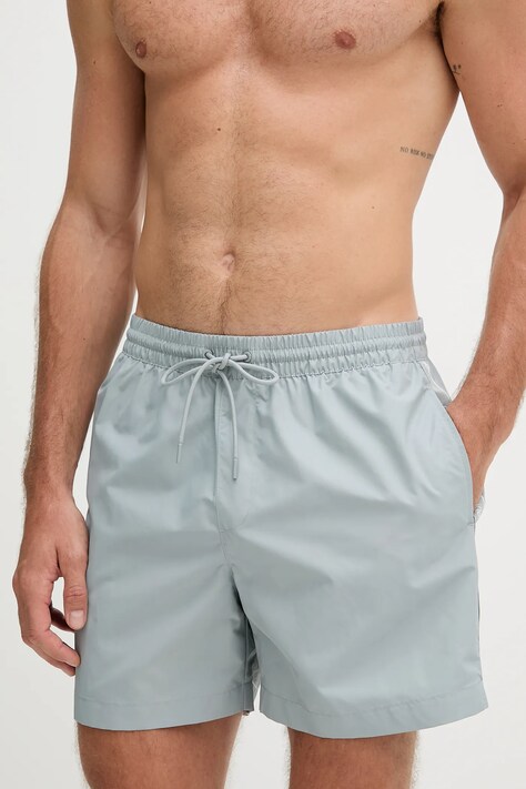 Calvin Klein szorty kąpielowe kolor szary LV00N61109