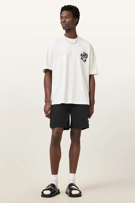 Μαγιό AllSaints ORLANDO χρώμα: μαύρο, M016WC