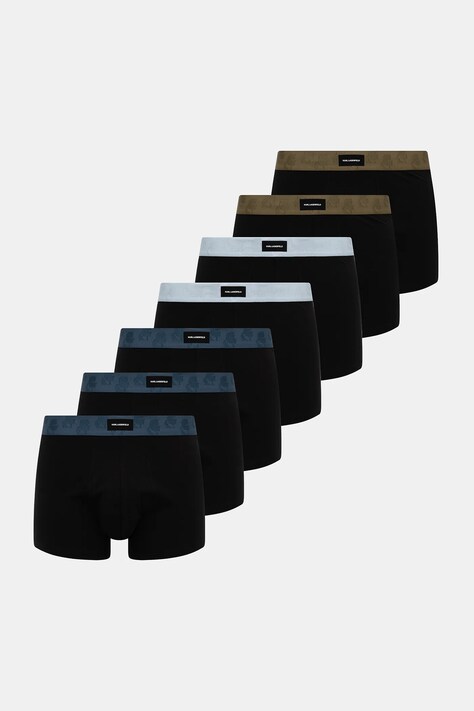 Karl Lagerfeld boxeri 7-pack culoarea negru, A3M47001