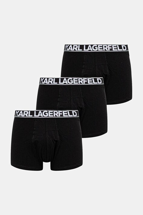 Boxerky Karl Lagerfeld 3-pack černá barva, A3M47010