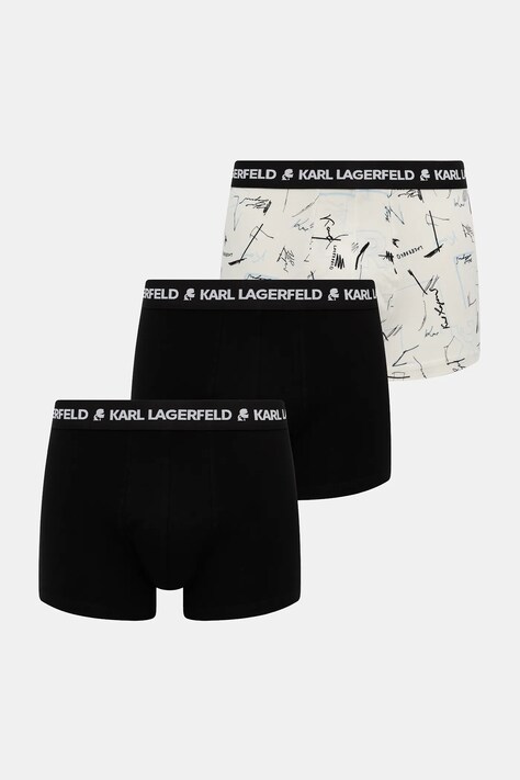 Karl Lagerfeld boxeri 3-pack culoarea negru, A3M47013